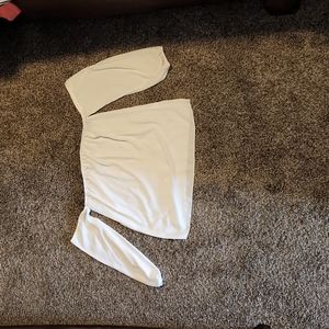 White Off the Shoulder Top